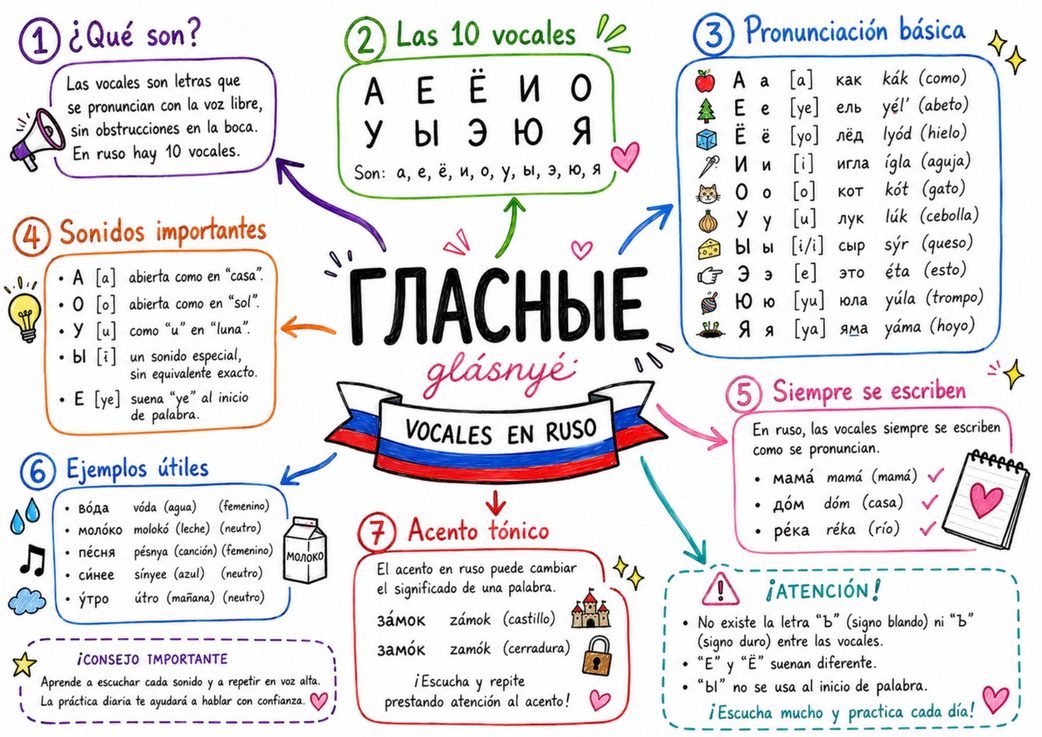 Mapa mental de ruso
