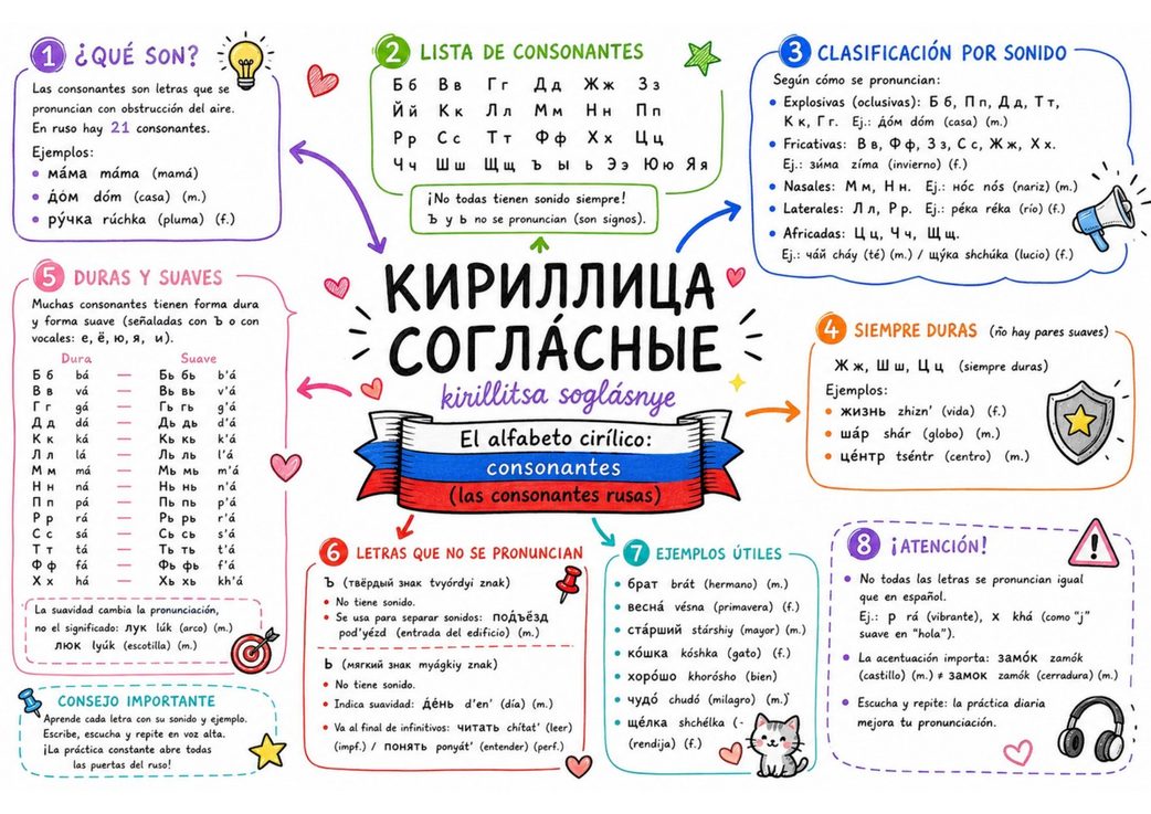 Mapa mental de ruso