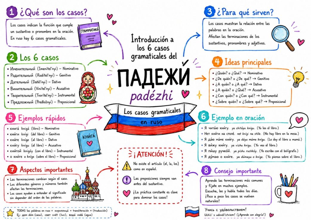 Mapa mental de ruso